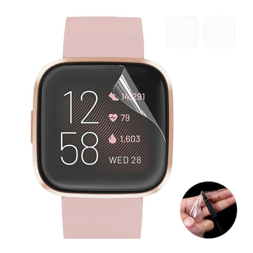 2Pcs/Set HAT PRINCE Soft TPU Screen Protector Films for Fitbit Versa 2 - 1