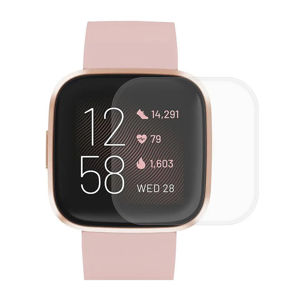 HAT PRINCE Full Coverage Soft TPU Screen Protective Film for Fitbit Versa 2 - 2