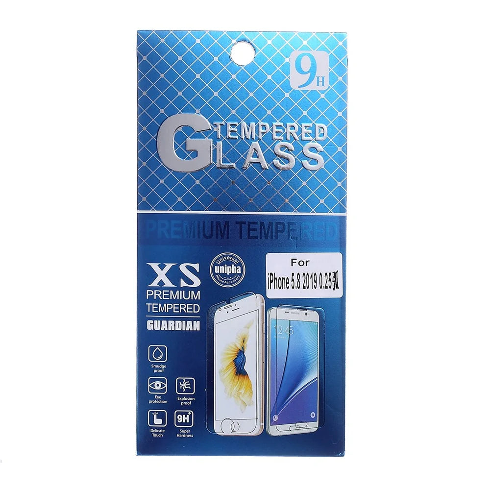 10PCS 0.25mm Tempered Glass Screen Shield Film for Apple iPhone 11 Pro 5.8 inch/X/XS - 7