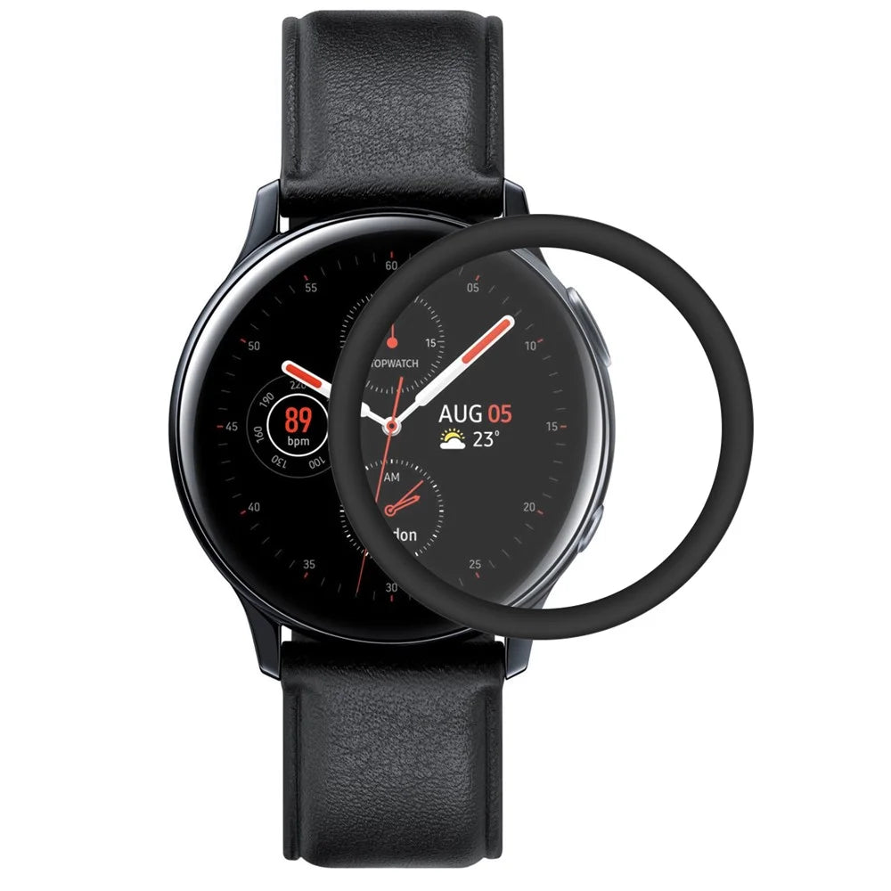 HAT PRINCE PET Full Cover Electroplating 3D Curved HD Watch Screen Protector for Samsung Galaxy Watch Active2 44mm - 1
