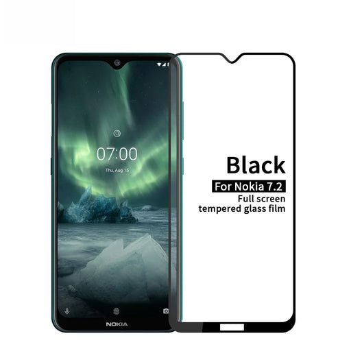 PINWUYO Full Size 2.5D 9H Tempered Glass Screen Protector Film for Nokia 7.2/Nokia 6.2 - 1