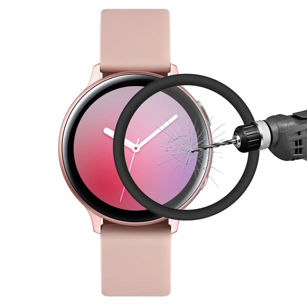 HAT PRINCE Full Coverage Soft PMMA Glass Screen Protector Film for Samsung Galaxy Watch Active2 40mm - 1