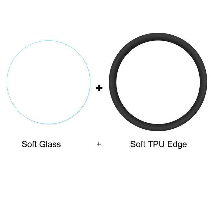 HAT PRINCE Full Coverage Soft PMMA Glass Screen Protector Film for Samsung Galaxy Watch Active2 40mm - 4