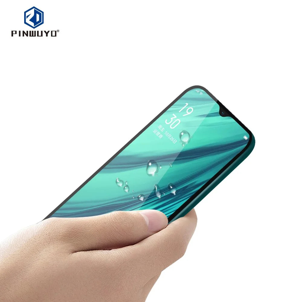 PINWUYO Anti-explosion Full Size 2.5D 9H Tempered Glass Film for OPPO A9/A5 (2020)/A11x - 4