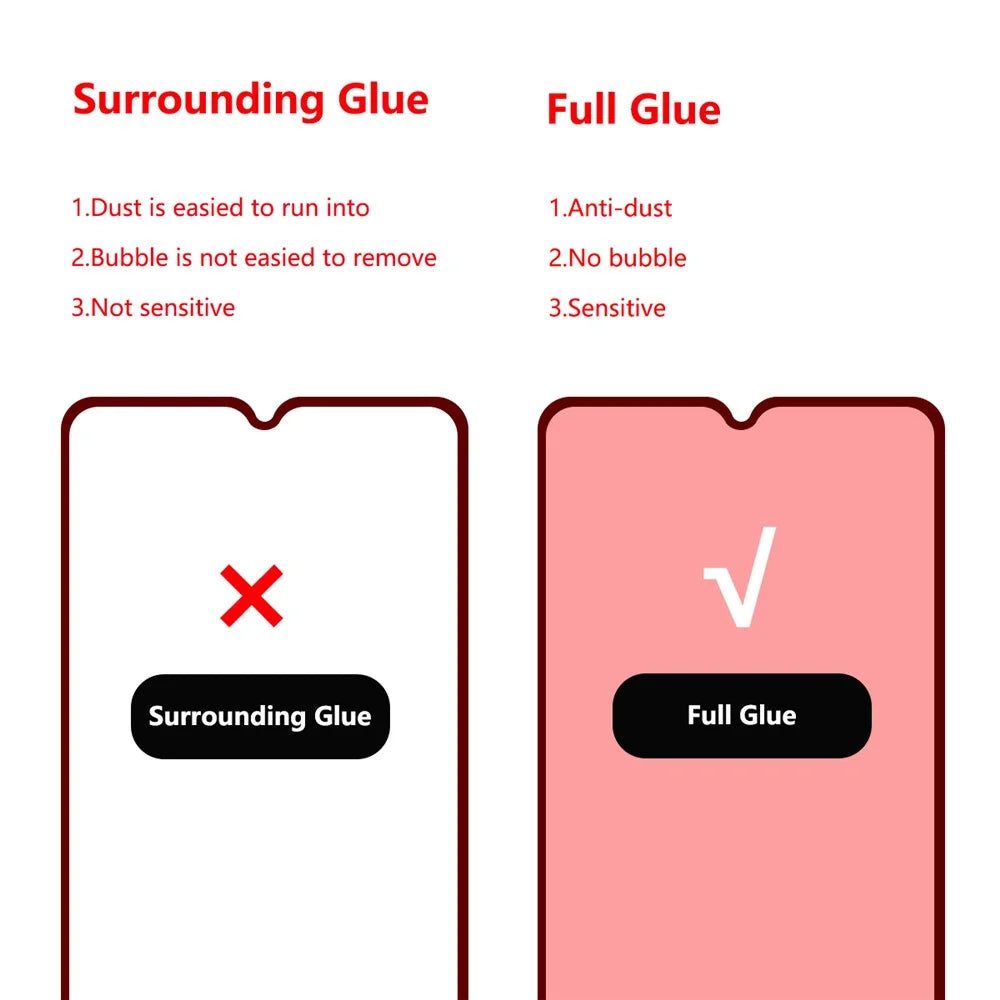 HAT PRINCE Full Glue 0.26mm 9H 2.5D Arc Edge Full Size Tempered Glass Screen Film for OnePlus 7T - 3