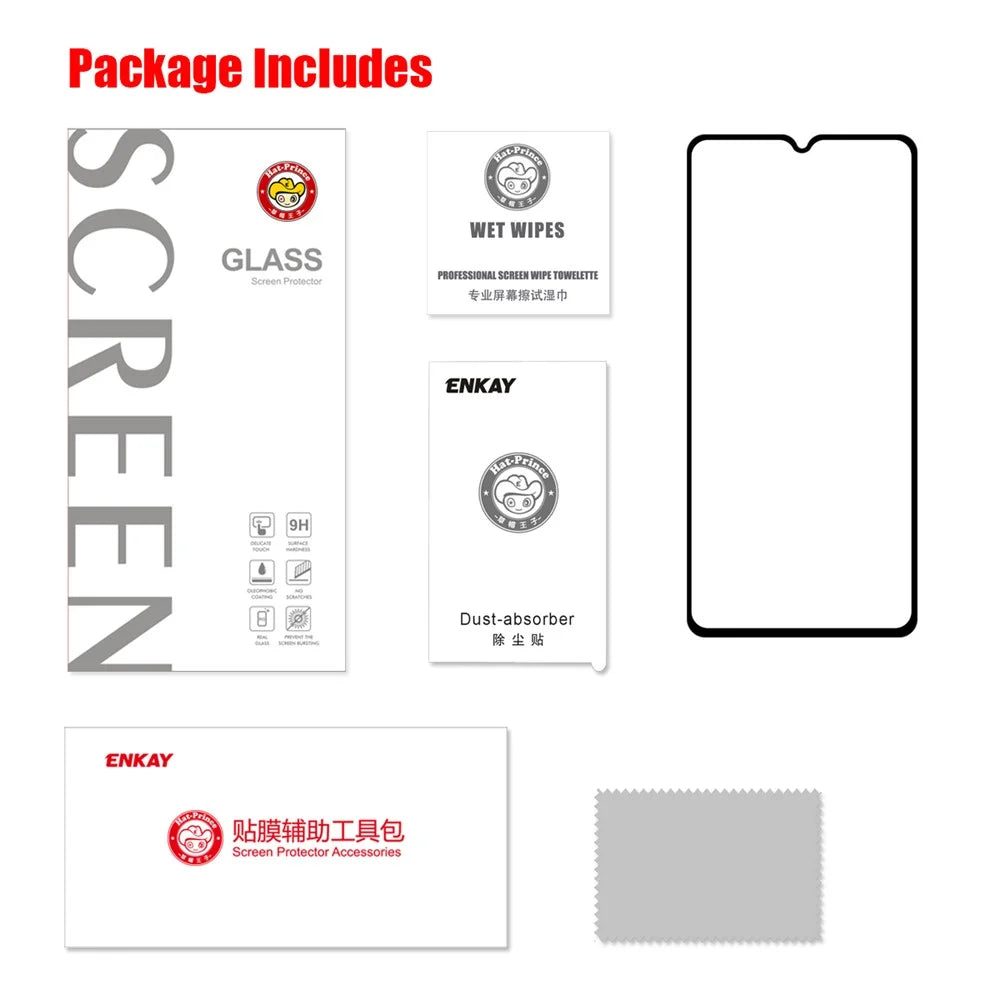 HAT PRINCE Full Glue 0.26mm 9H 2.5D Arc Edge Full Size Tempered Glass Screen Film for OnePlus 7T - 6