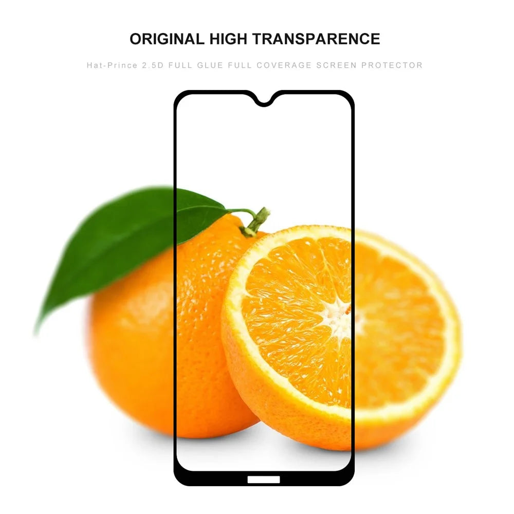 HAT PRINCE Full Glue Full Size 0.26mm 9H 2.5D Arc Edge Tempered Glass Screen Protector for Nokia 6.2 - 2
