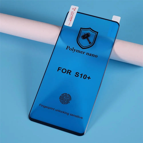 Soft TPU+PET Screen Protector Film [Fingerprint Unlock] for Samsung Galaxy S10 Plus - 1