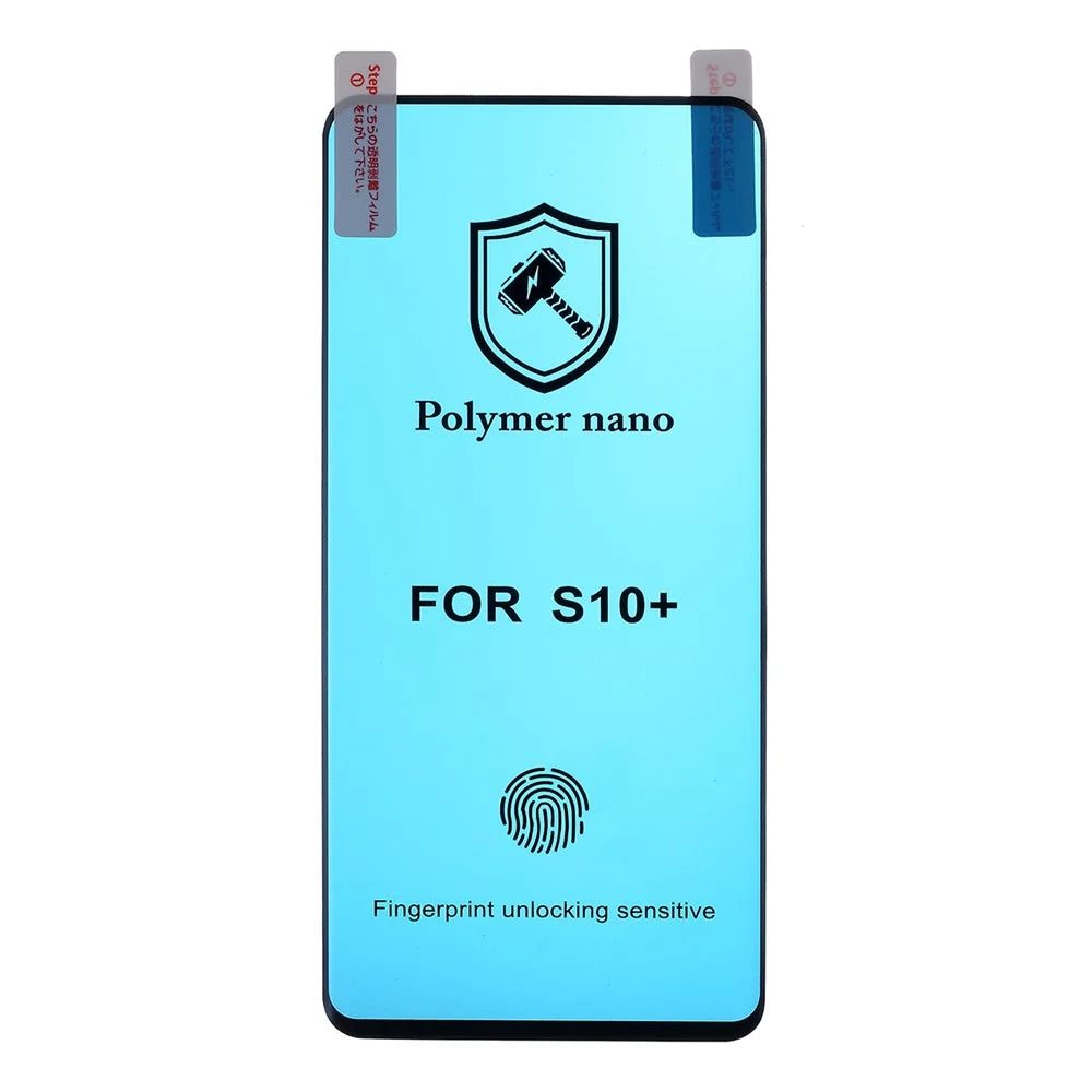 Soft TPU+PET Screen Protector Film [Fingerprint Unlock] for Samsung Galaxy S10 Plus - 2