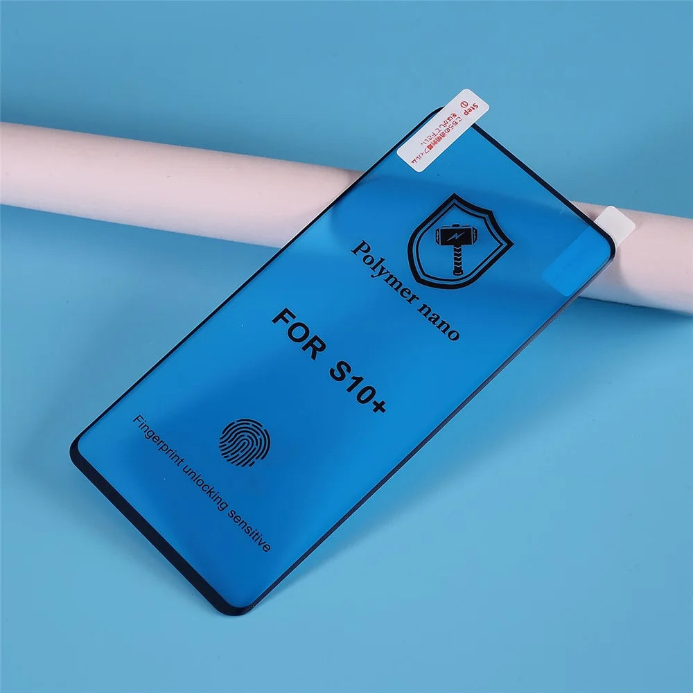 Soft TPU+PET Screen Protector Film [Fingerprint Unlock] for Samsung Galaxy S10 Plus - 5
