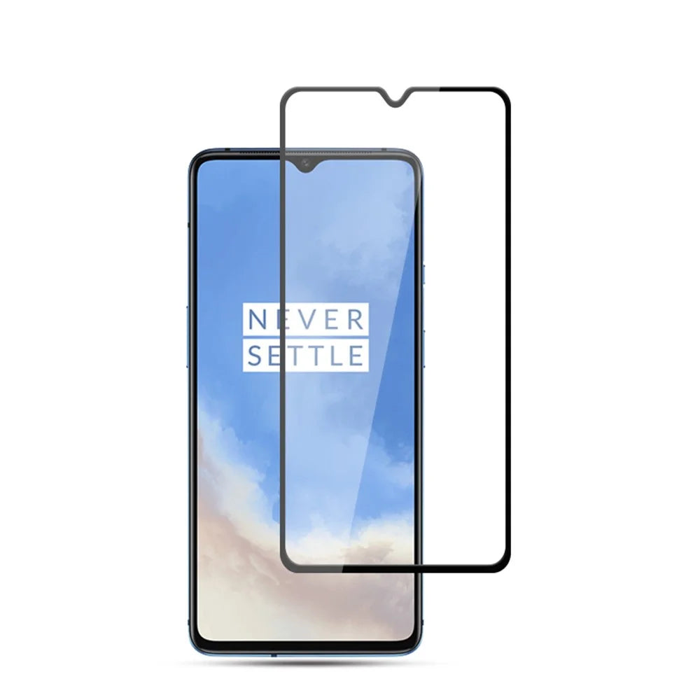 MOCOLO Silk Print Full Coverage HD Tempered Glass Screen Protector for OnePlus 7T - 1