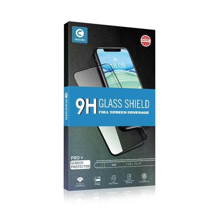 MOCOLO Silk Print Full Coverage HD Tempered Glass Screen Protector for OnePlus 7T - 7