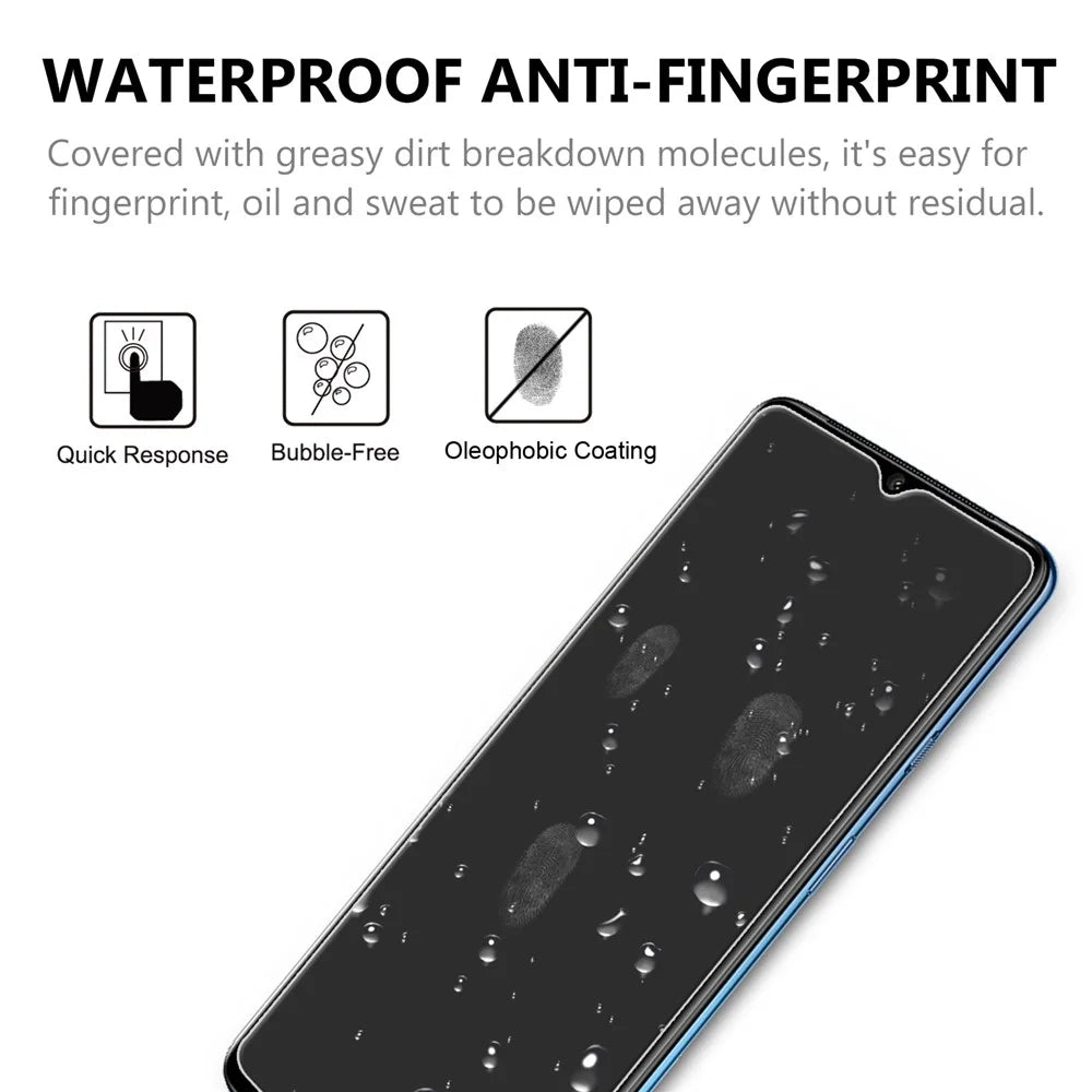 For OnePlus 7T 2.5D Arc Edge 9H Anti-Explosion Tempered Glass Protector Film - 4