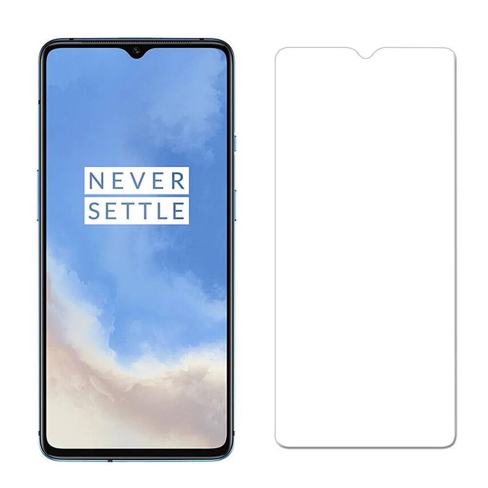 For OnePlus 7T 2.5D Arc Edge 9H Anti-Explosion Tempered Glass Protector Film - 7