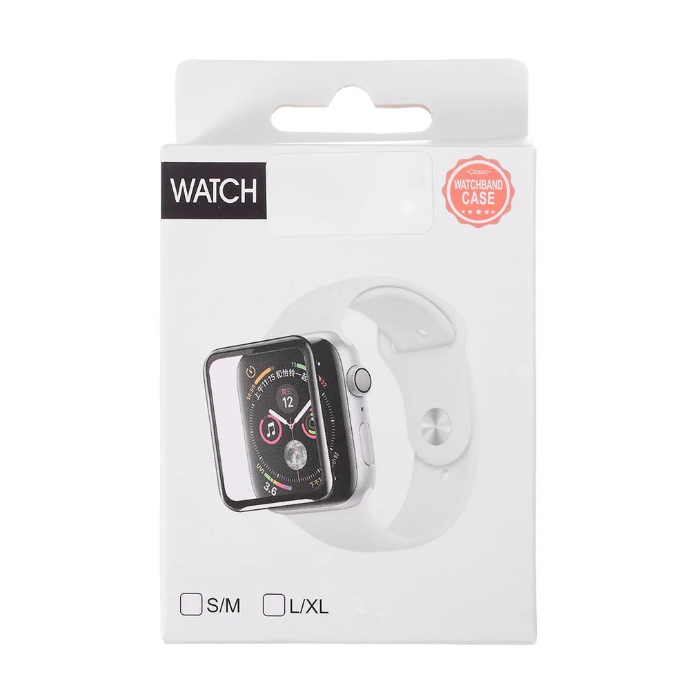 RURIHAI for Apple Watch Series 5/4 40mm Smart Watch Full Glue 3D Curved Tempered Glass Screen Protector - 5