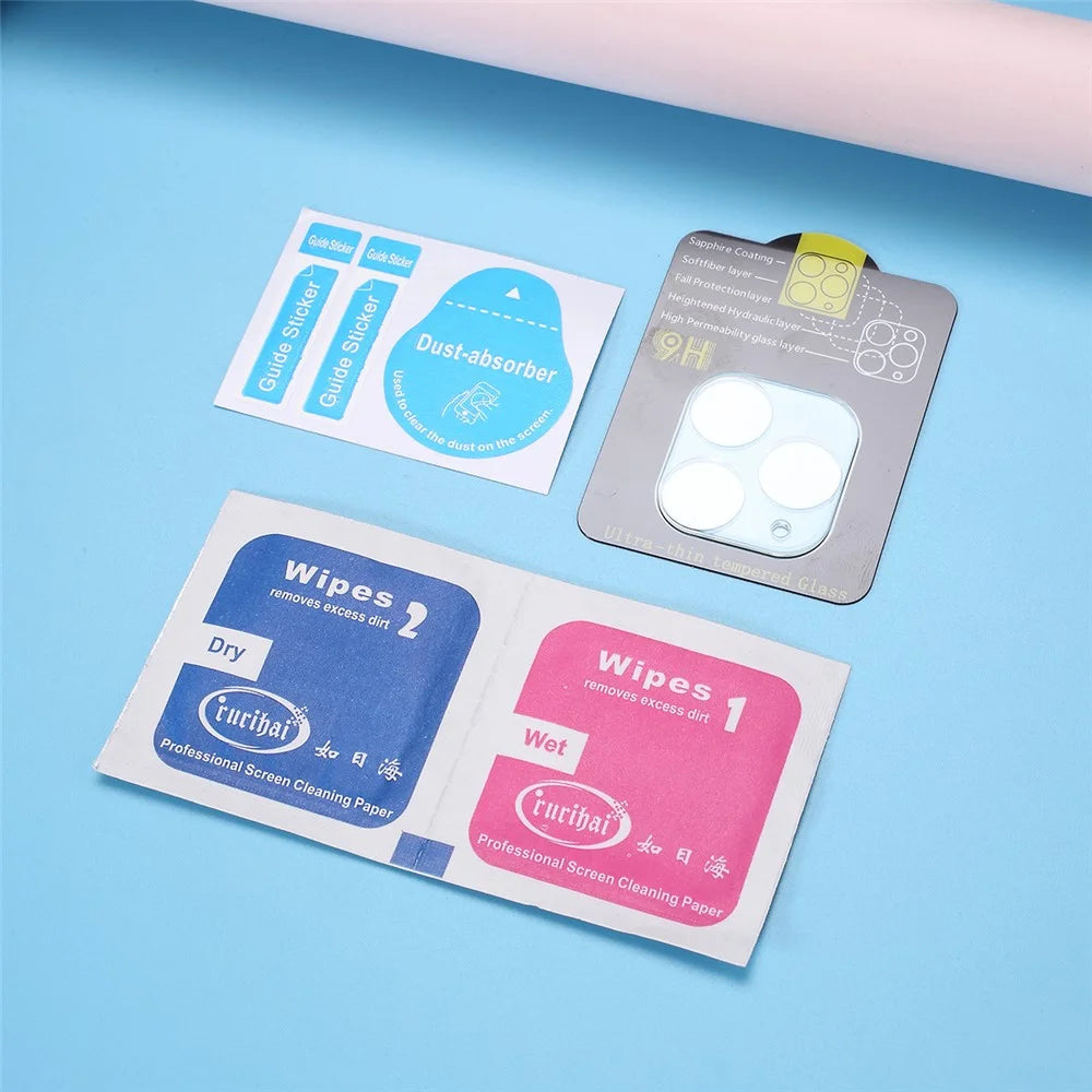 RURIHAI Full Tempered Glass Camera Lens Film for iPhone 11 Pro Max 6.5 inch/11 Pro 5.8 inch - 3