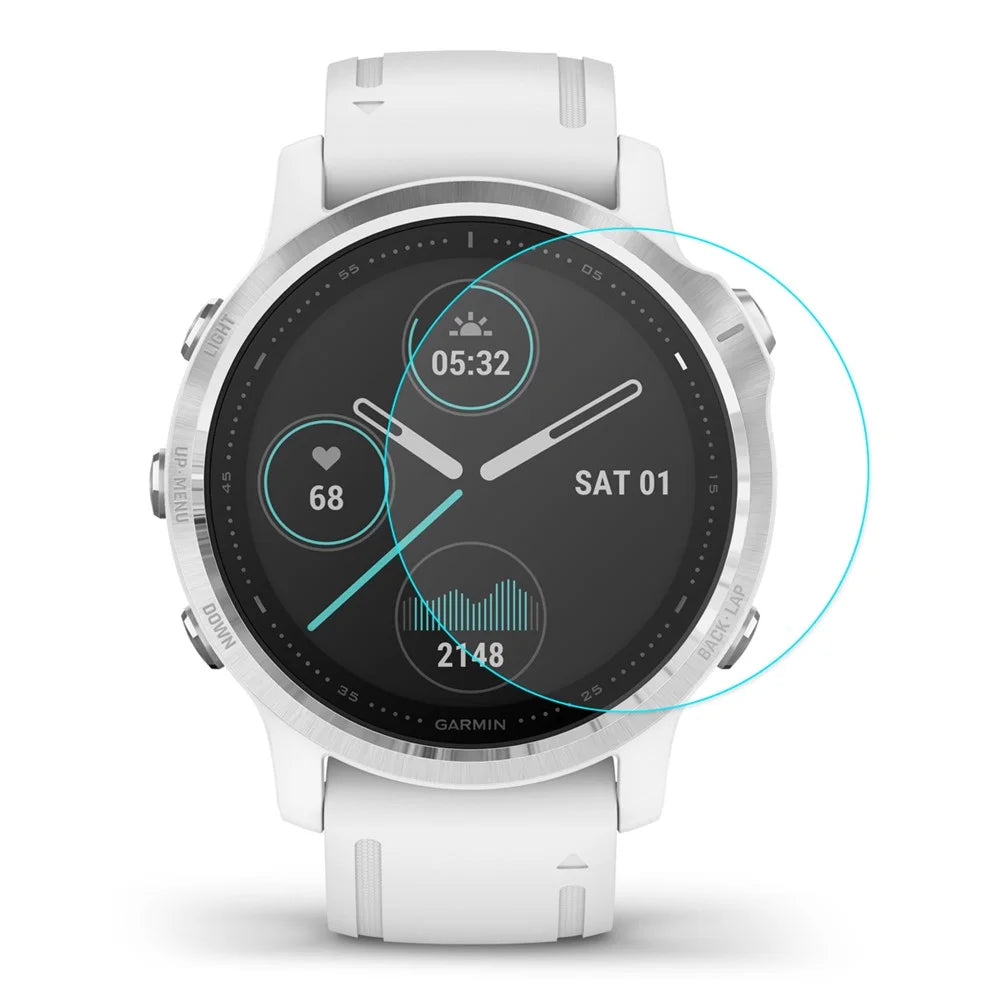 HAT PRINCE 0.2mm Tempered Glass Screen Film 9H 2.15D for Garmin Fenix 6S / 6S Pro / 6S Sapphire 42mm - 1