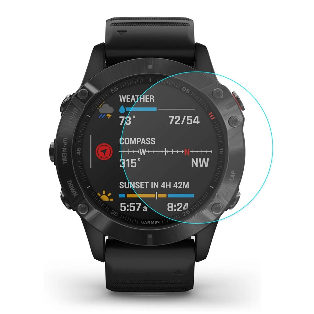 HAT PRINCE 0.2mm 9H 2.15D Tempered Glass Screen Protector for Garmin Fenix 6 / 6 Pro / 6 Sapphire 47mm - 1