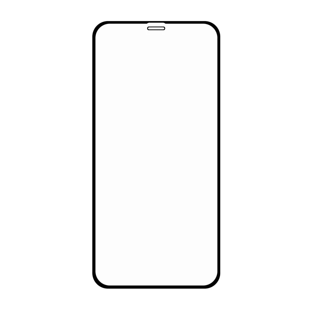 HAT PRINCE for iPhone 11 Pro Max/XS Max 0.26mm 9H 2.5D Curved Full Screen Film + 0.2mm 9H 2.15D Lens Film - Black - 6