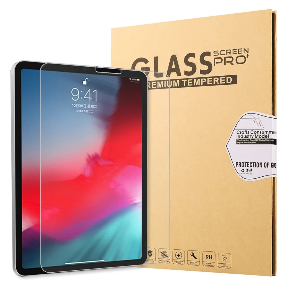 For iPad Pro 12.9 (2022)(2021)(2020)(2018) 9H 0.25mm Arc Edge Film Full Screen Coverage Tempered Glass Protector - 1