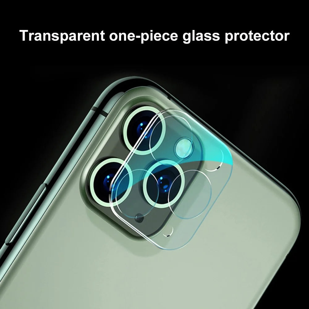 HAT PRINCE 0.2mm 9H 2.15D Arc Edges Tempered Glass Camera Lens Guard Films for iPhone 11 Pro 5.8-inch / iPhone 11 Pro Max 6.5-inch - 2