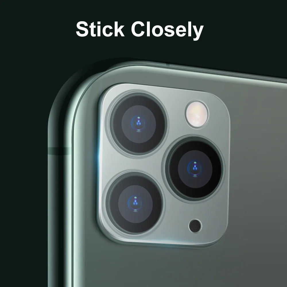HAT PRINCE 0.2mm 9H 2.15D Arc Edges Tempered Glass Camera Lens Guard Films for iPhone 11 Pro 5.8-inch / iPhone 11 Pro Max 6.5-inch - 3