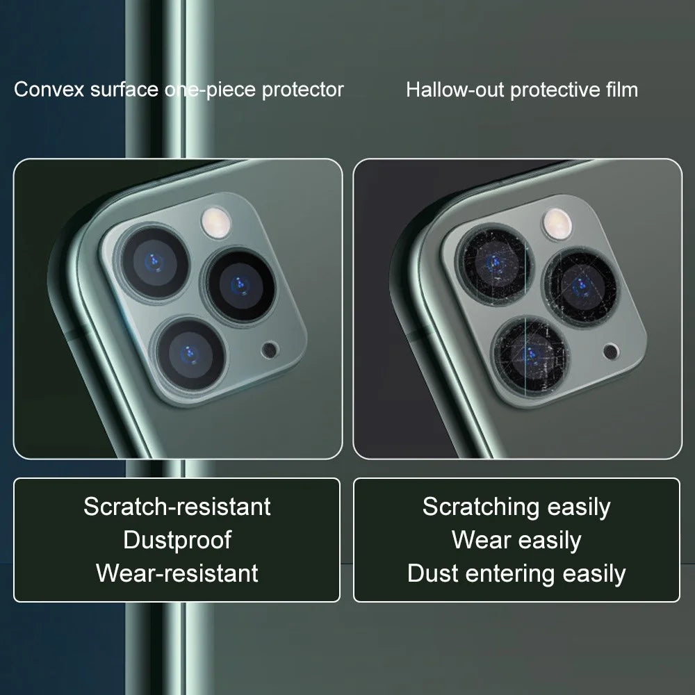 HAT PRINCE 0.2mm 9H 2.15D Arc Edges Tempered Glass Camera Lens Guard Films for iPhone 11 Pro 5.8-inch / iPhone 11 Pro Max 6.5-inch - 4