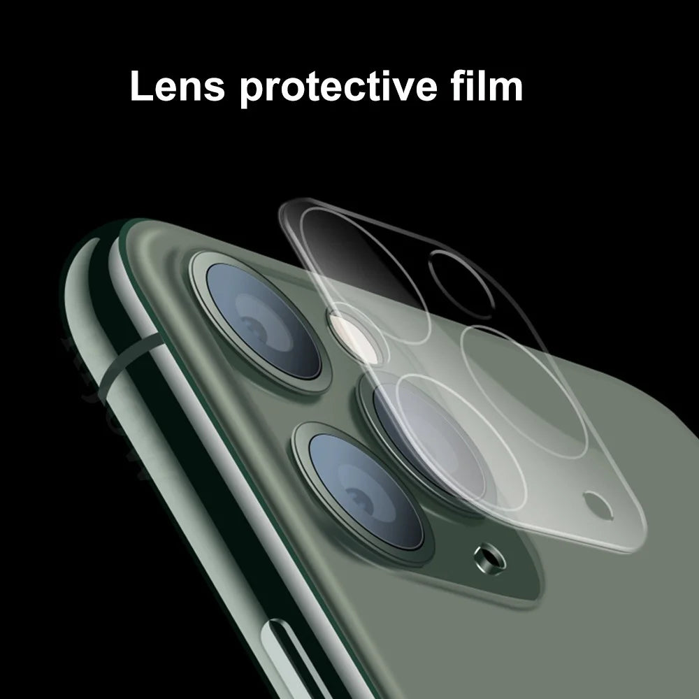 HAT PRINCE 0.2mm 9H 2.15D Arc Edges Tempered Glass Camera Lens Guard Films for iPhone 11 Pro 5.8-inch / iPhone 11 Pro Max 6.5-inch - 5