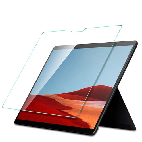 For Microsoft Surface Pro X 0.3mm Arc Edges Tempered Glass Full Screen Protector Cover - 1