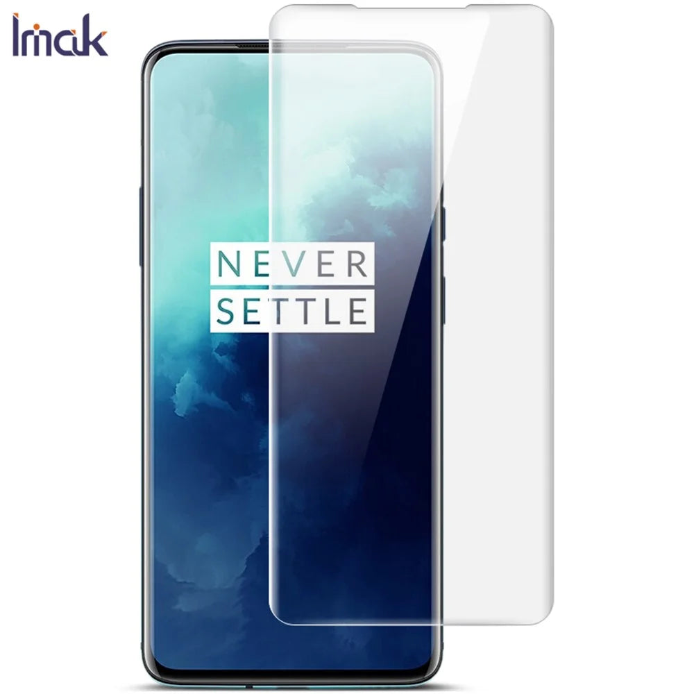 2Pcs / Set IMAK Hydrogel Film 3 HD Clear Anti-explosion Full Screen Protection Film for OnePlus 7T Pro - 2