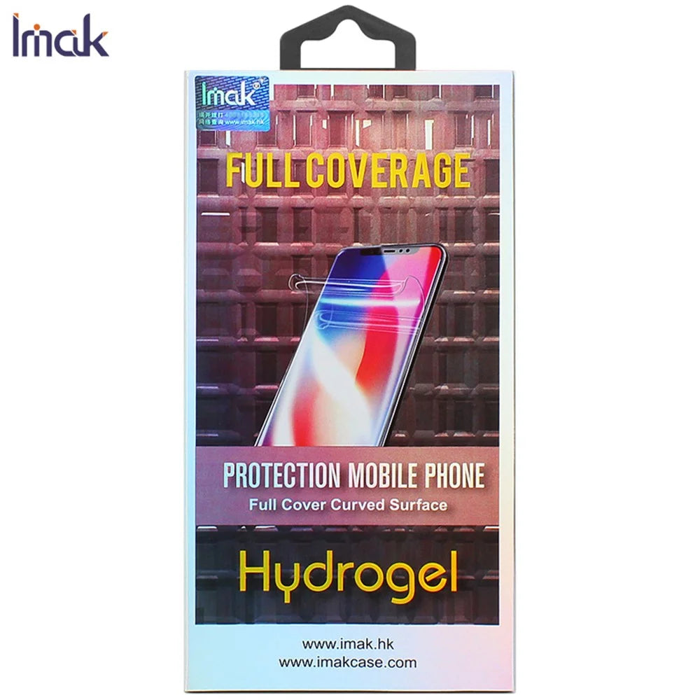 2Pcs / Set IMAK Hydrogel Film 3 HD Clear Anti-explosion Full Screen Protection Film for OnePlus 7T Pro - 5