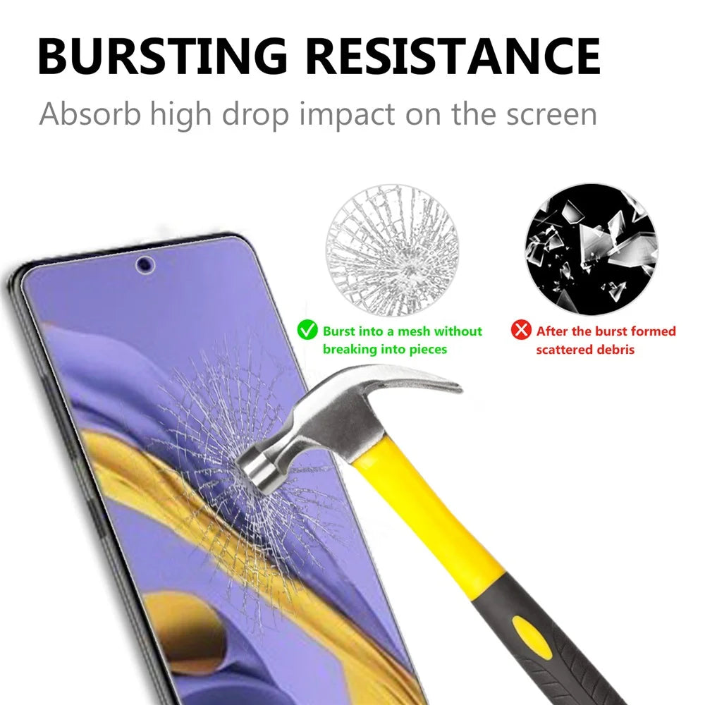 For Samsung Galaxy A51 2.5D Arc Edge Oleophobic Coating 9H Tempered Glass Screen Protector Anti-Explosion - 2