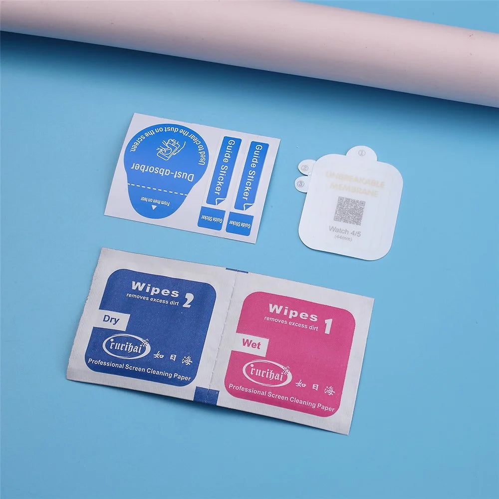 RURIHAI Ultra Clear Super Thin TPU Watch Screen Protector Cover for Apple Watch Series 5 / 4 44mm - 3