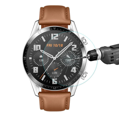 HAT PRINCE for Huawei Watch GT 2 46mm (2019) Tempered Glass Screen Film Protector 0.2mm 9H 2.15D Arc Edge - 1