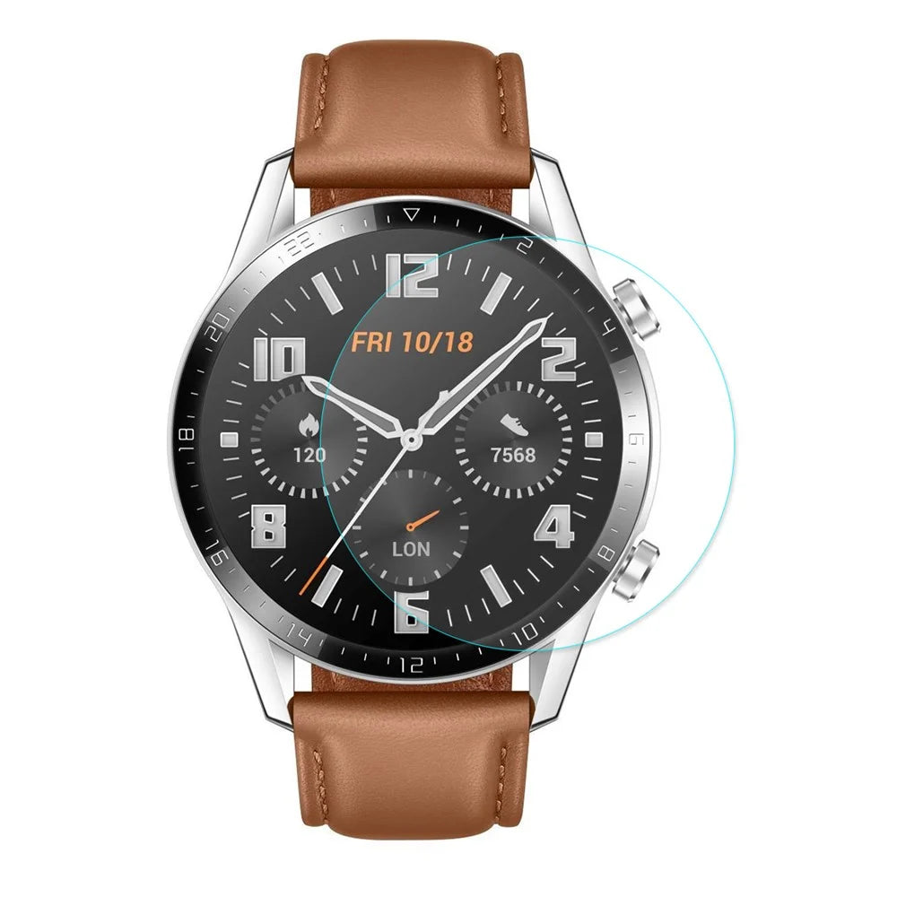 HAT PRINCE for Huawei Watch GT 2 46mm (2019) Tempered Glass Screen Film Protector 0.2mm 9H 2.15D Arc Edge - 2