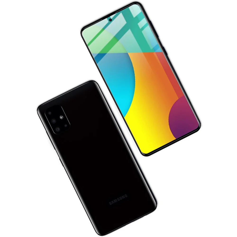 IMAK Pro+ Series Full Coverage High Light Transmittance AGC Tempered Glass Screen Film for Samsung Galaxy A51 - 4