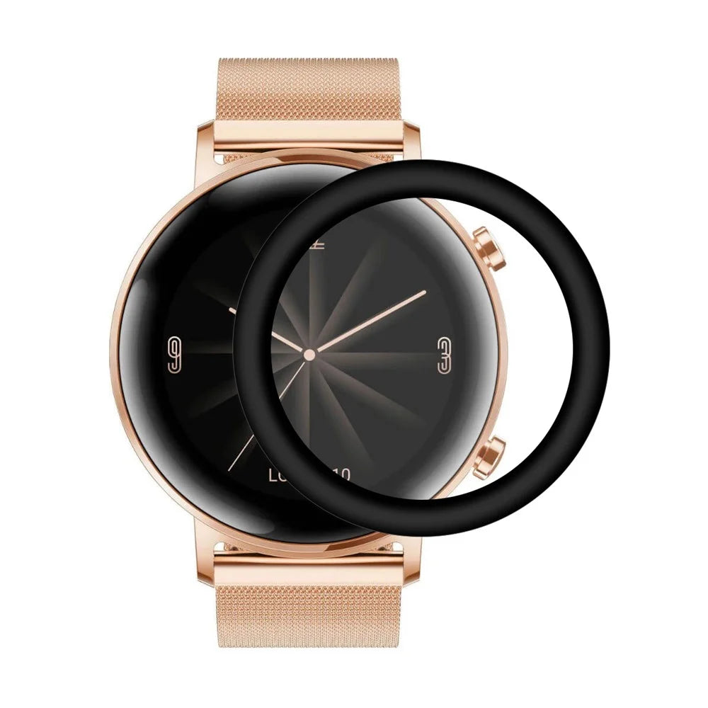 HAT PRINCE 3D PC Edge + PMMA Tempered Glass Screen Film for Huawei Watch GT 2 42mm - 1