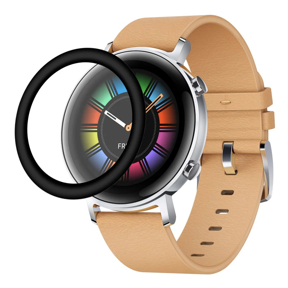 HAT PRINCE 3D PC Edge + PMMA Tempered Glass Screen Film for Huawei Watch GT 2 42mm - 3
