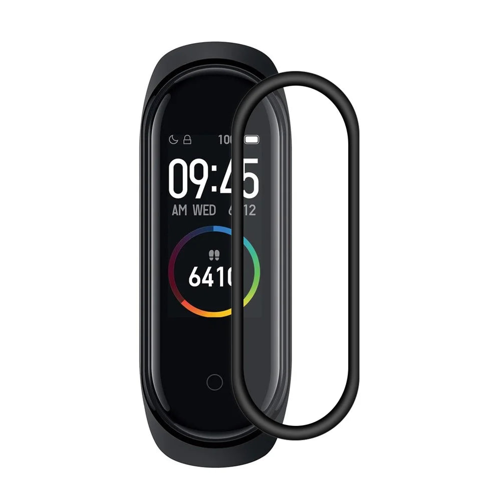 HAT PRINCE 3D PC Edge + PMMA Tempered Glass Screen Film for Xiaomi Mi Band 4 - 1
