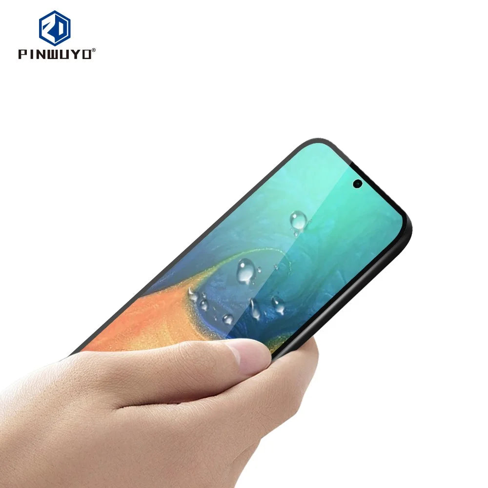 PINWUYO Full Covering Anti-explosion Tempered Glass Screen Film for Samsung Galaxy A71 - 4