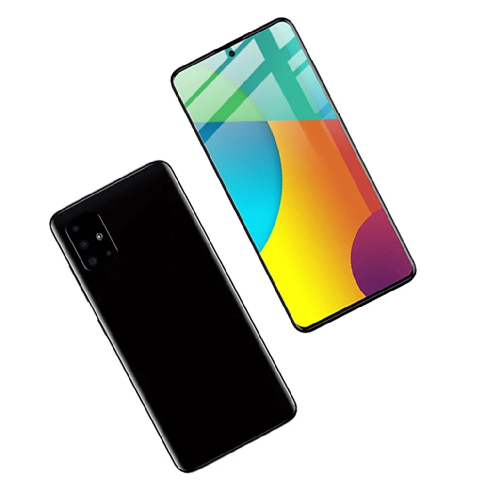 MOCOLO for Samsung Galaxy A51 (SM-A515F / DS) / A52 4G / 5G / A52s 5G / A53 5G Silk Printing Tempered Glass Full Screen Full Glue HD Screen Protector - 3