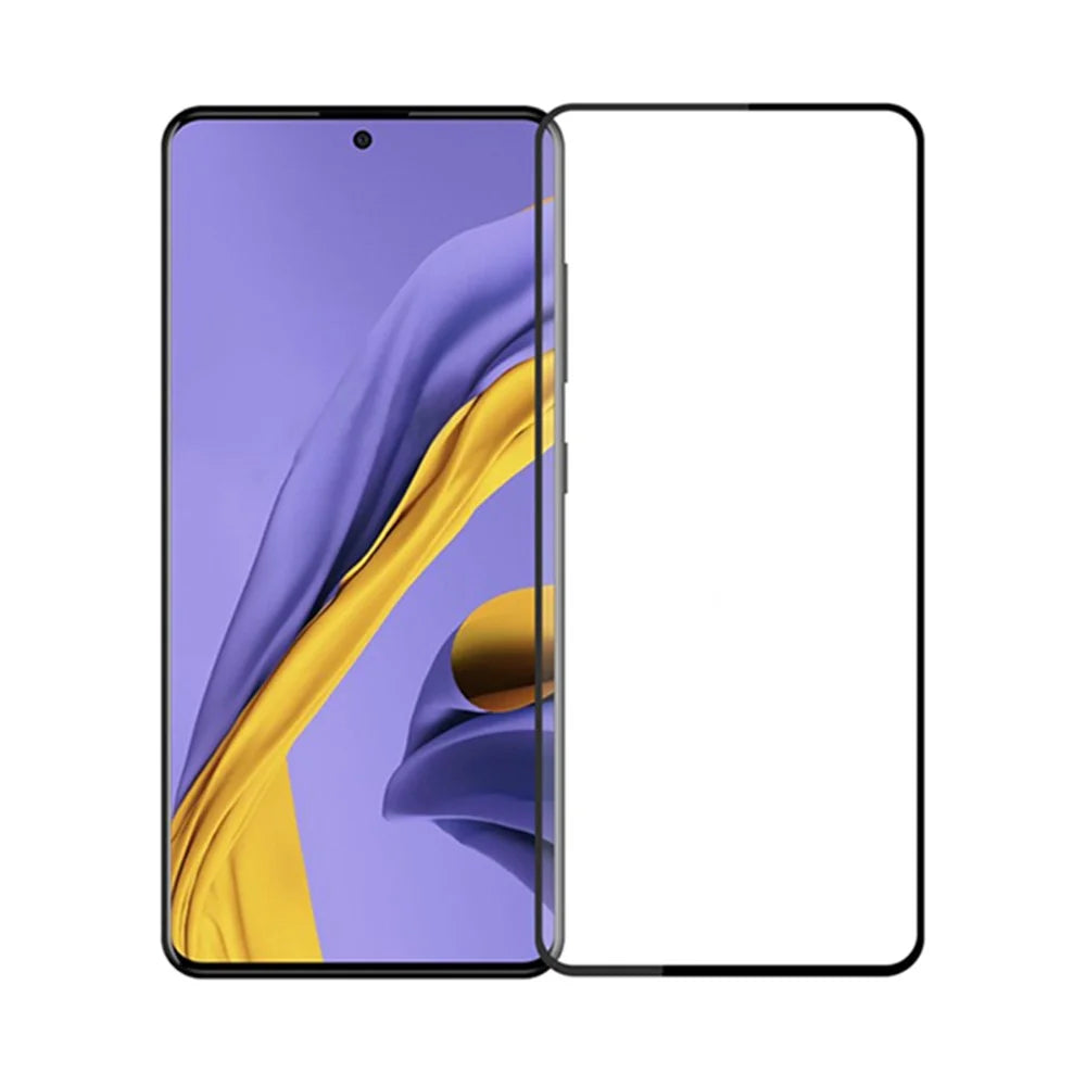 AMORUS Full Coverage Silk Printing Tempered Glass Screen Film for Samsung Galaxy A51 4G /  5G /  A52s 5G / A53 5G - 2