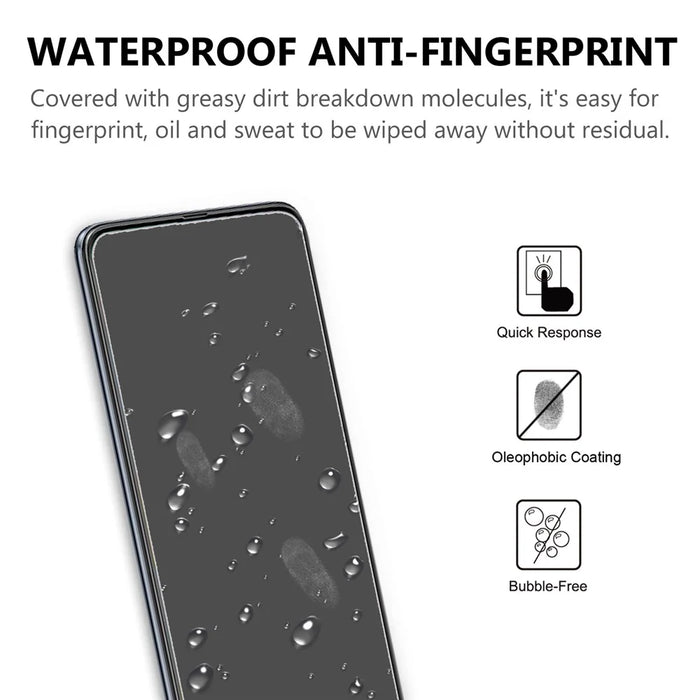 2.5D 9H Arc Edge Full Screen Tempered Glass Guard for Samsung Galaxy A71 - 4