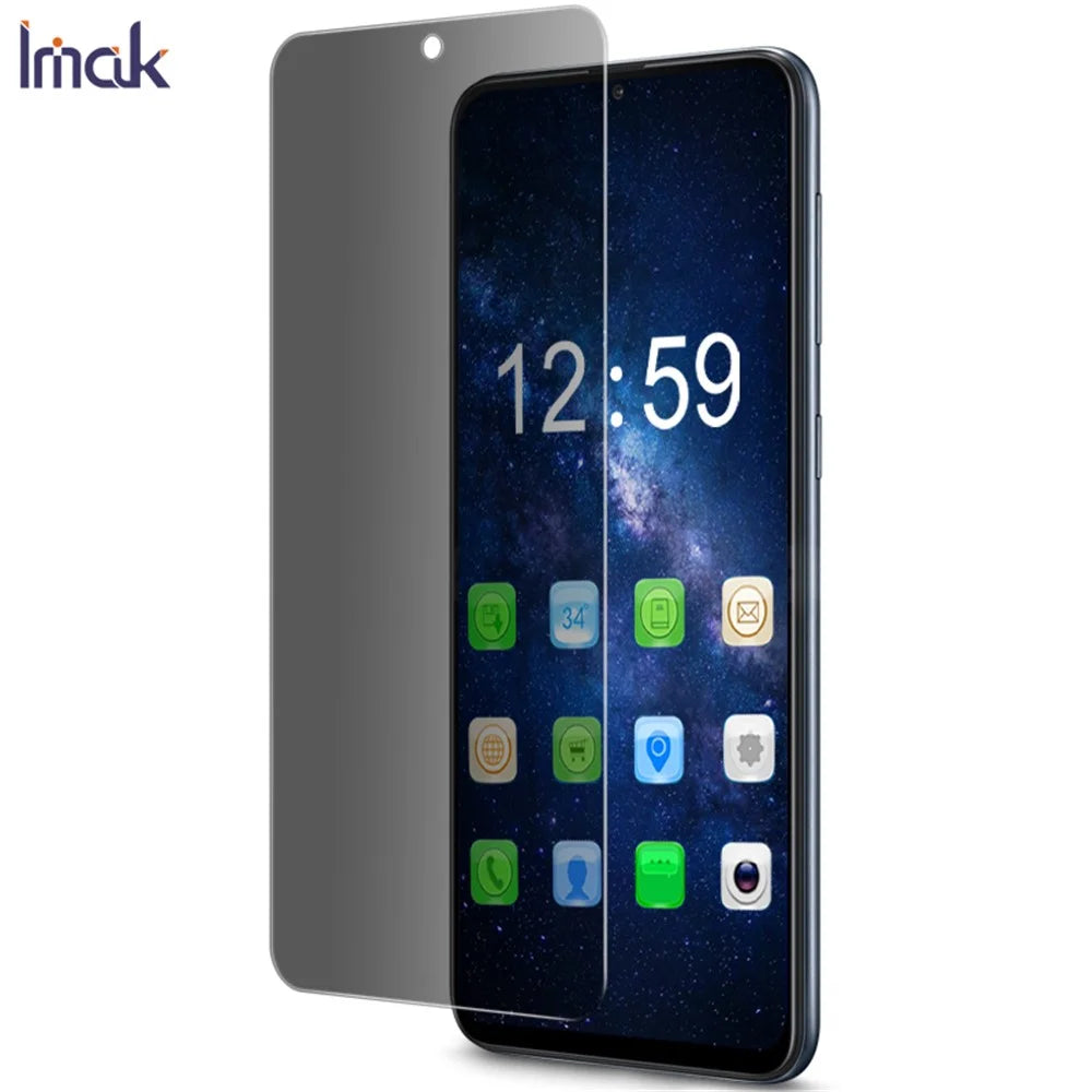 IMAK Anti-Peep 9H Tempered Glass Screen Guard Film for Samsung Galaxy A71 - 4