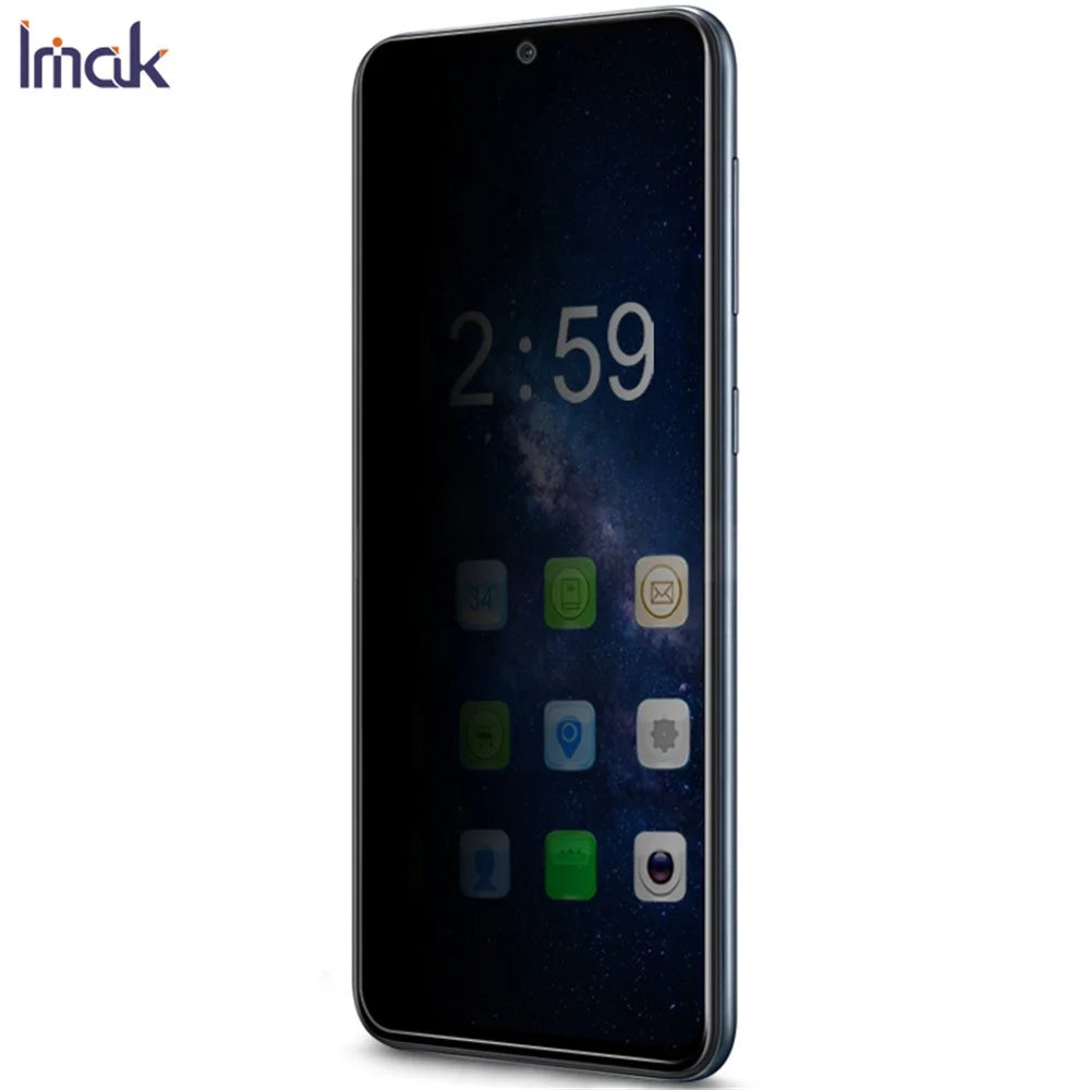 IMAK Anti-Peep 9H Tempered Glass Screen Guard Film for Samsung Galaxy A71 - 5