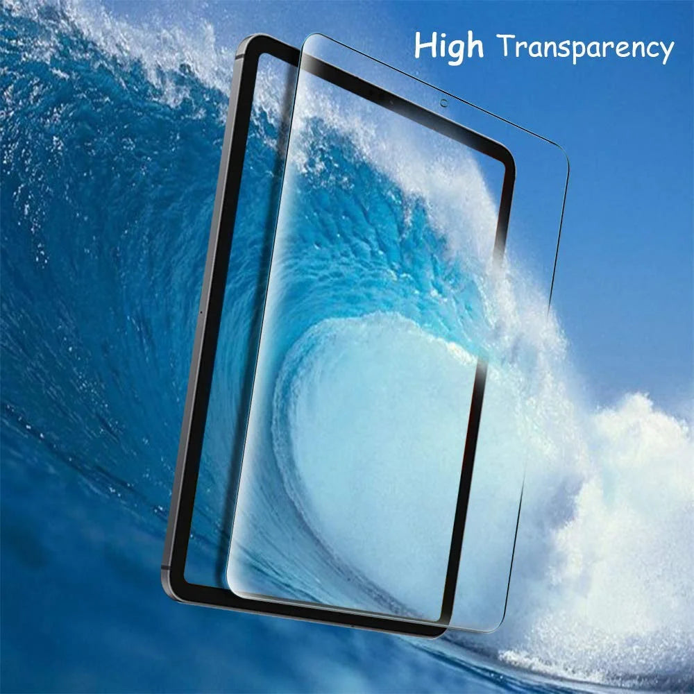 0.3mm Screen Protector for iPad Pro 12.9 (2022) / (2021) / (2020), 2.5D Edge Tempered Glass HD Anti-Scratch Film, Support Face Unlock - 2