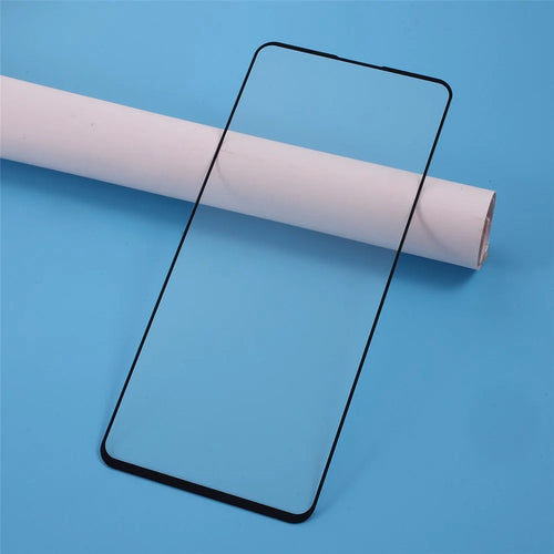 Silk Printing Full Phone Screen Cover Tempered Glass Film for Samsung Galaxy A71/Xiaomi Poco x2/Redmi K30 - 1