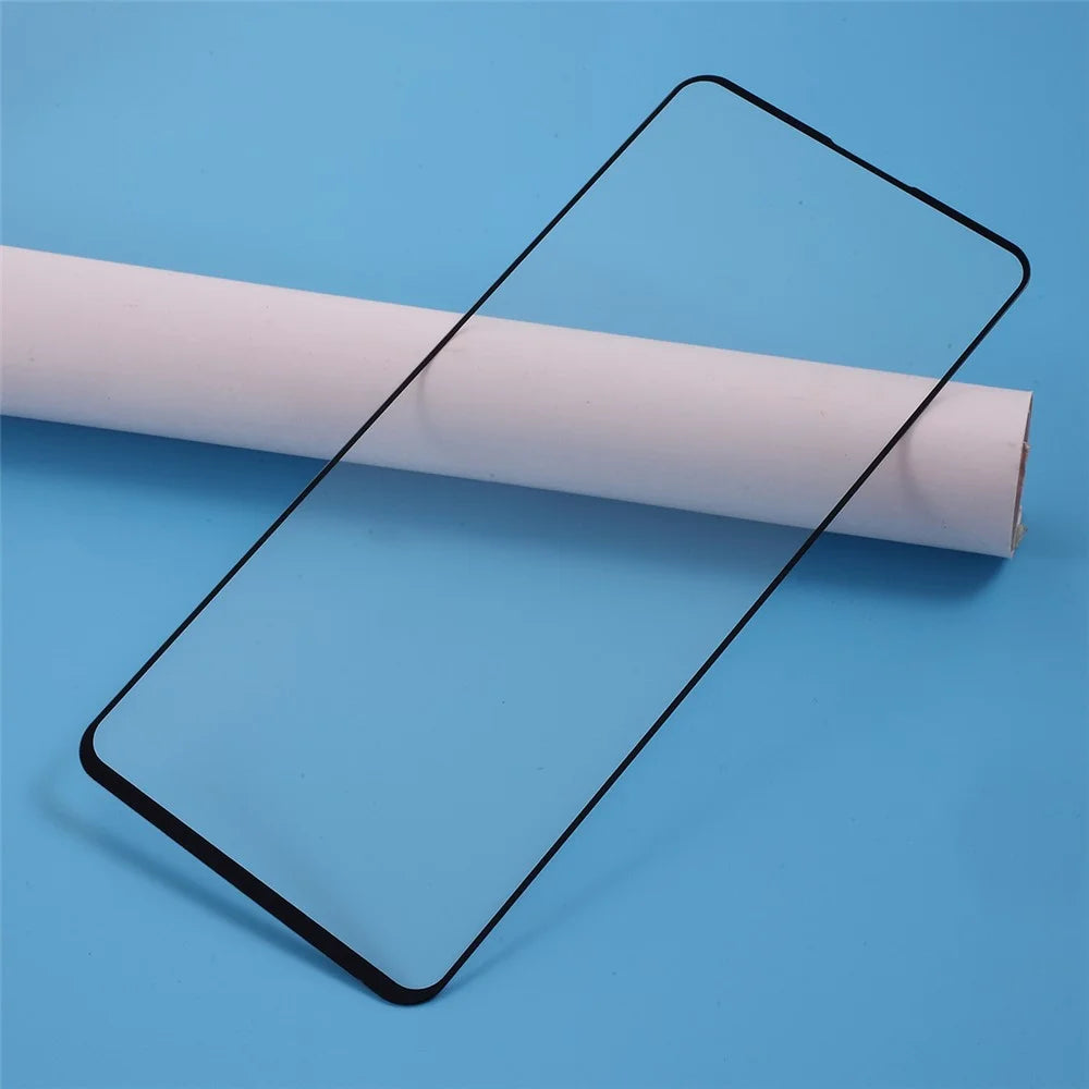 Silk Printing Full Phone Screen Cover Tempered Glass Film for Samsung Galaxy A71/Xiaomi Poco x2/Redmi K30 - 6