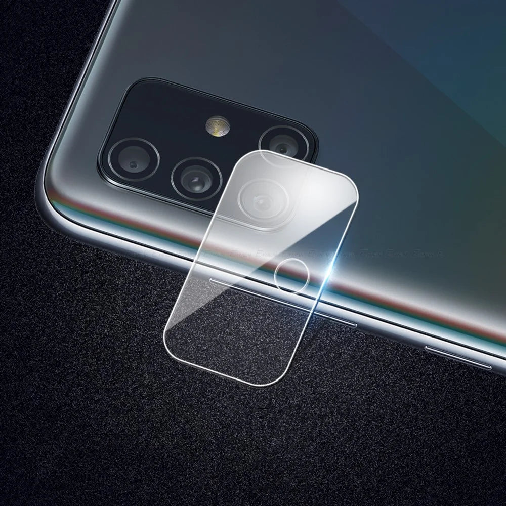 Full Coverage Ultra Clear Tempered Glass Camera Lens Protector for Samsung Galaxy A51 - 1