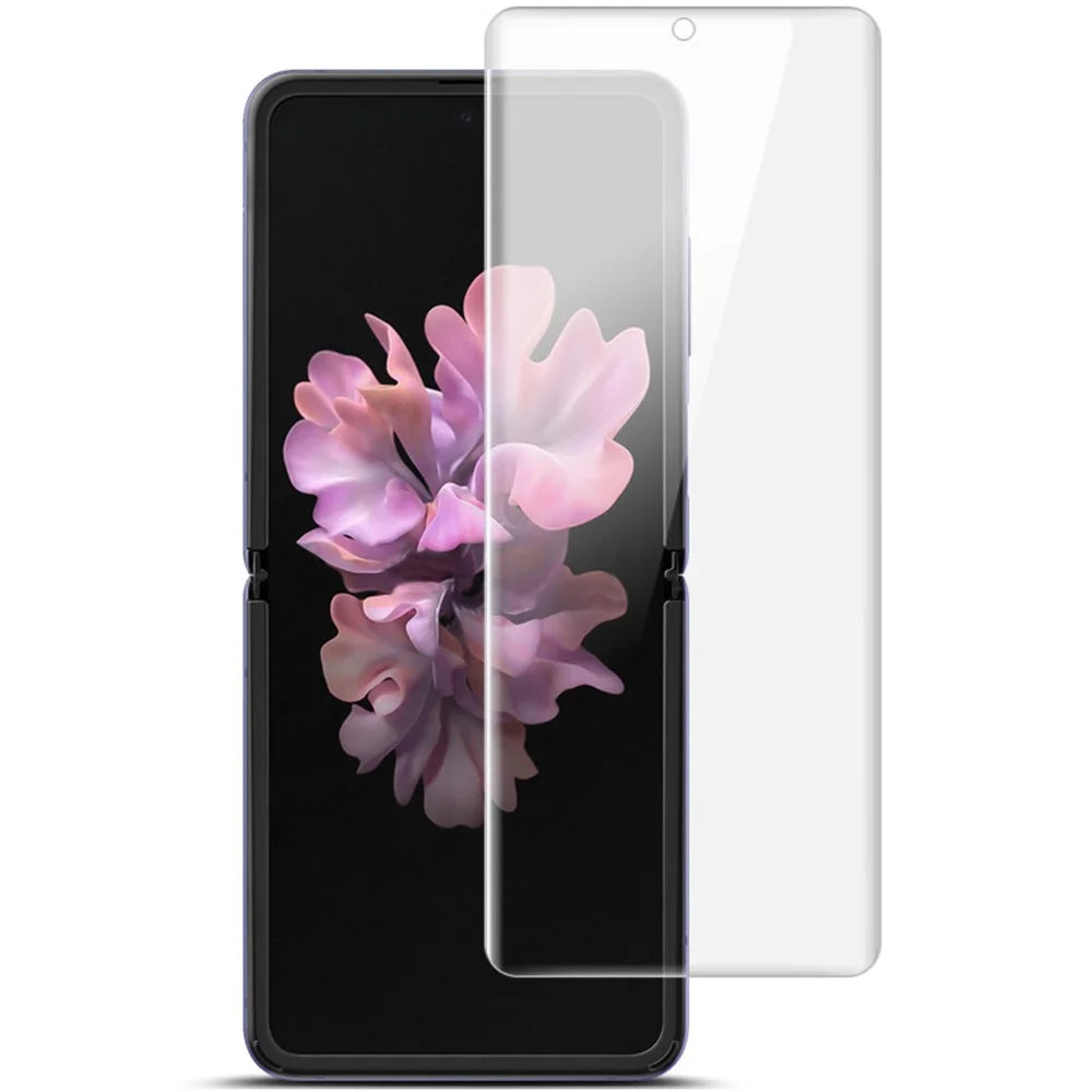 IMAK Soft Clearer Hydrogel Film III Full Coverage Screen Film+Back Film for Samsung Galaxy Z Flip - 3